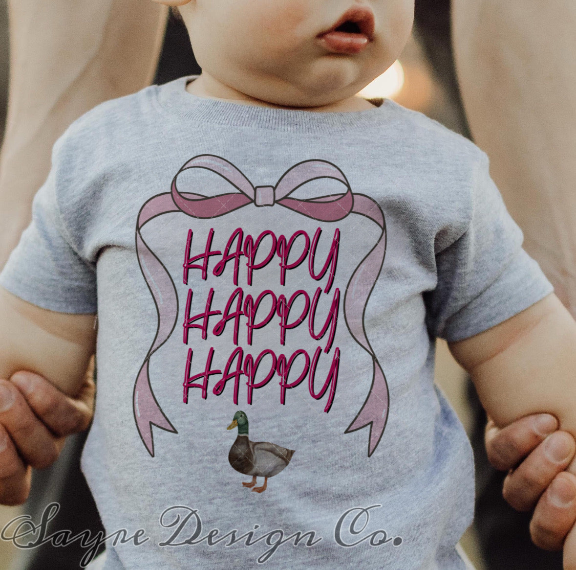 Pink Happy Happy Happy Tee- 2t-Youth