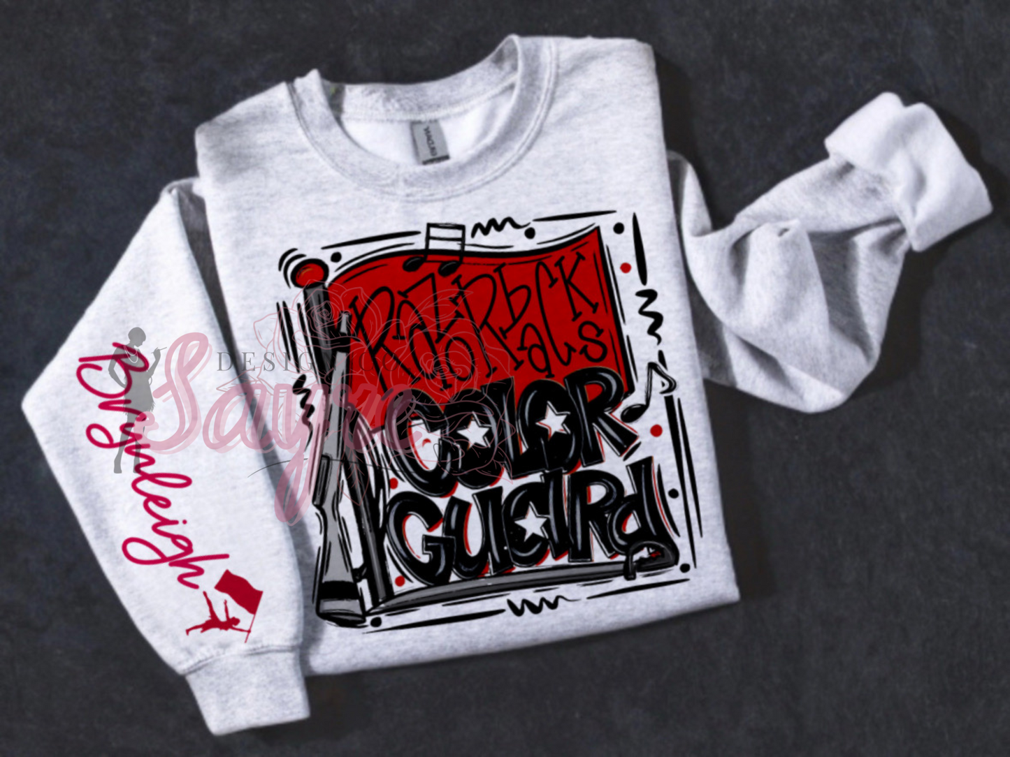 Customizable Team/Name Color Guard Crewneck
