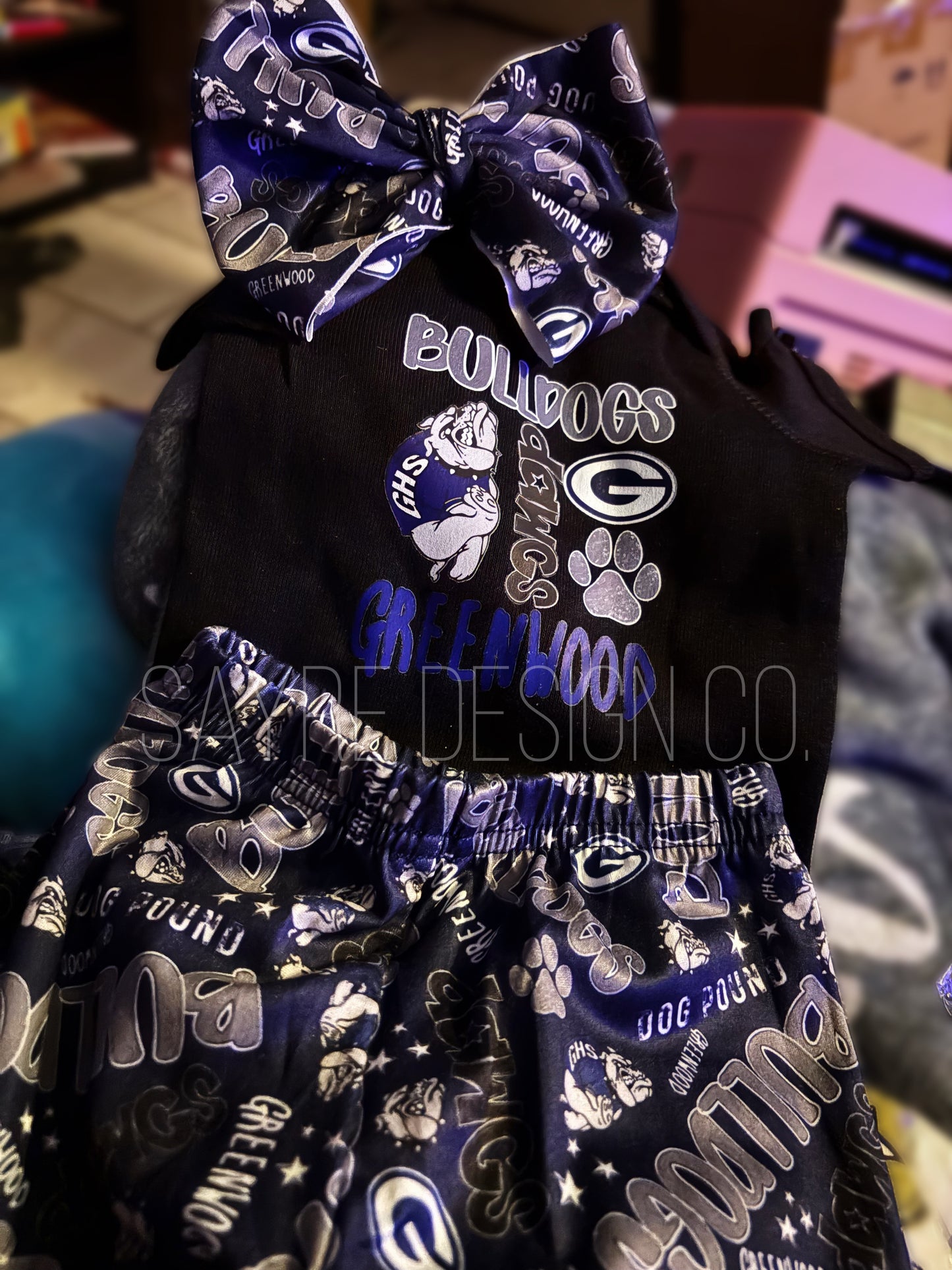 Greenwood Bulldogs 3 Piece Set 0/3M-14/16