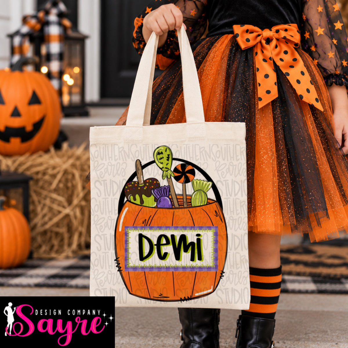 Custom Pumpkin Boo Bag- Closes 10/25!