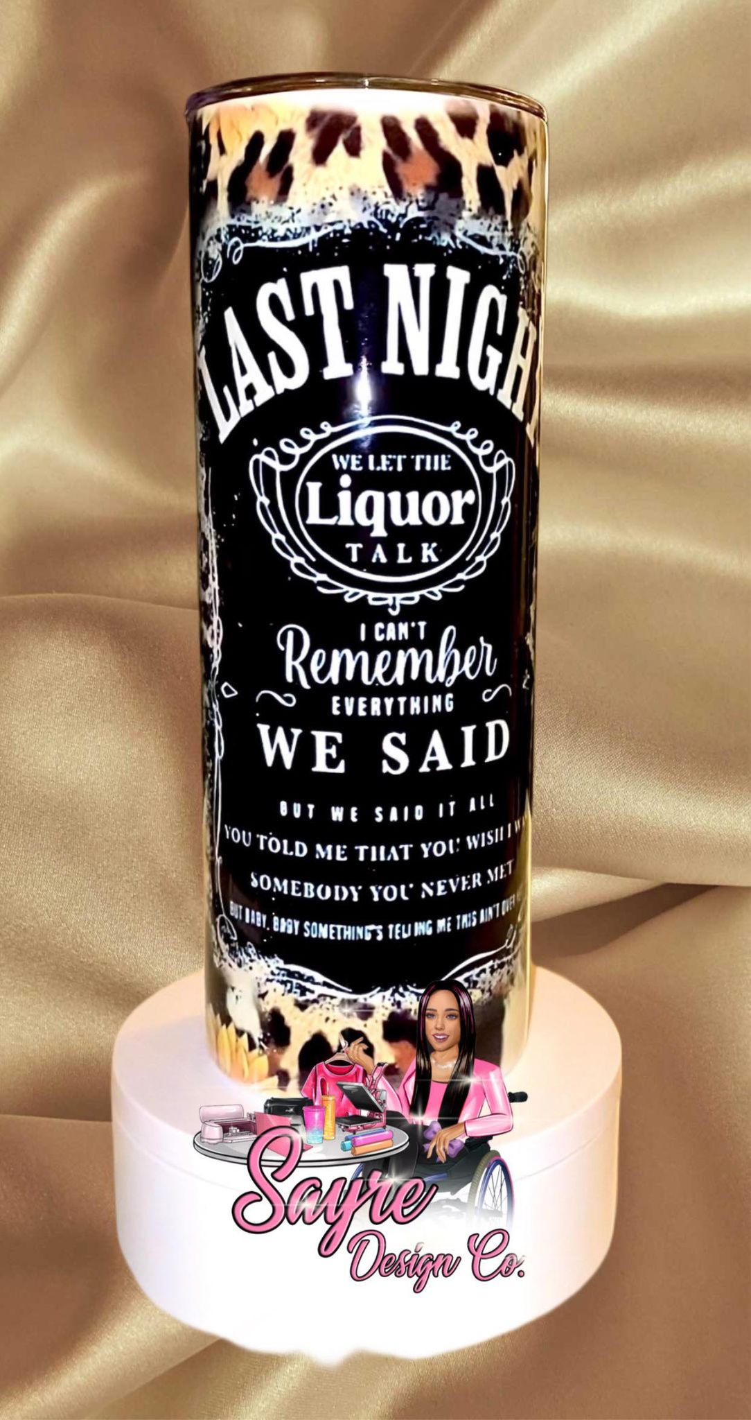 Custom 20 oz Tumbler Sayre Design Co.