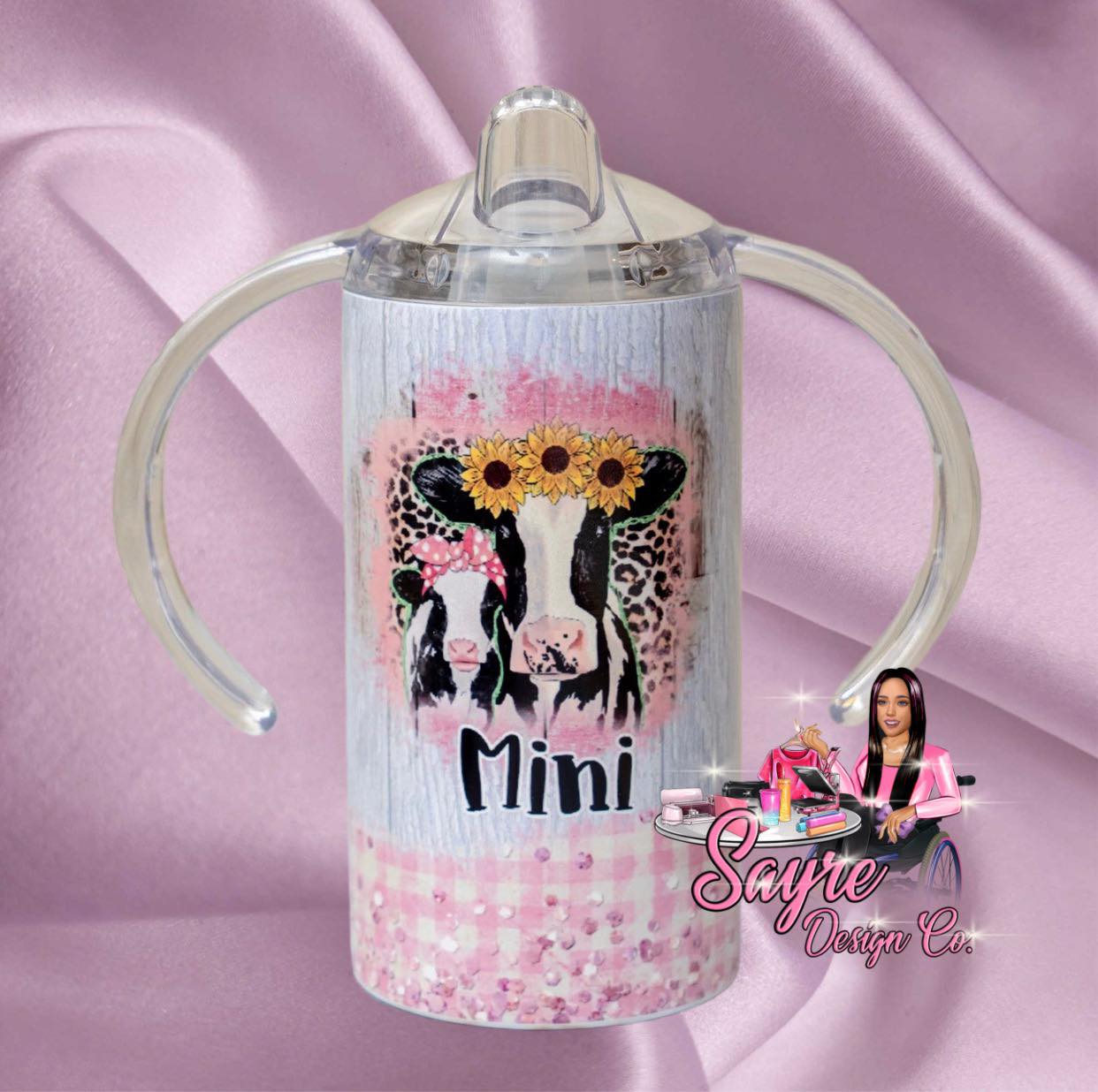 12 oz Custom Interchangeable Sippy/Straw Cup Amazon