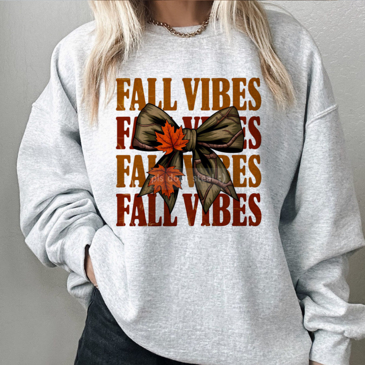 Fall Vibes Camo Bow Shirt/Sweatshirt