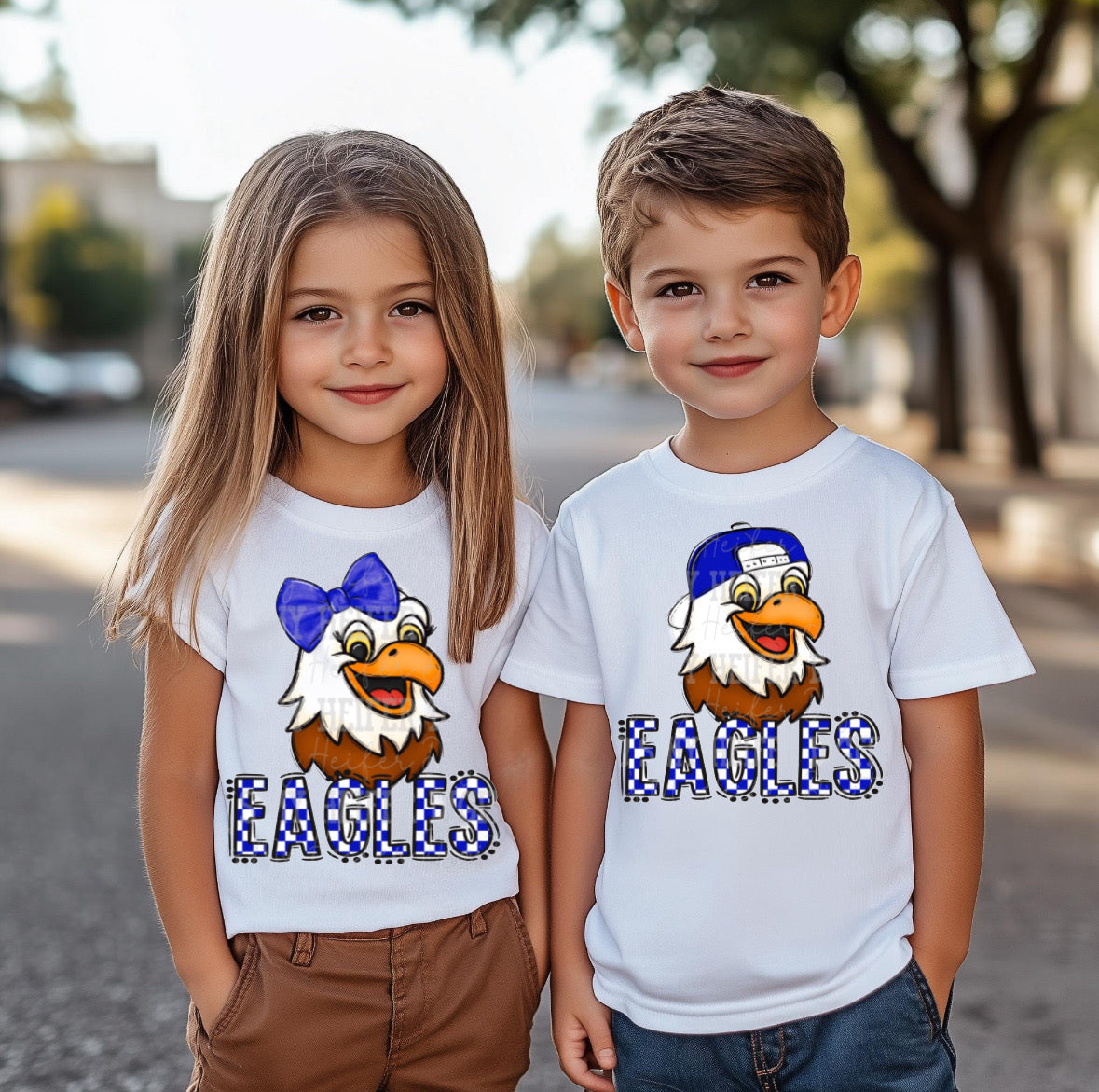 Mascot Bow/Cap Tees