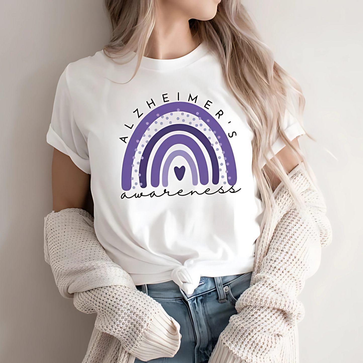 Rainbow Alzheimer’s Awareness Tee 2t-Youth