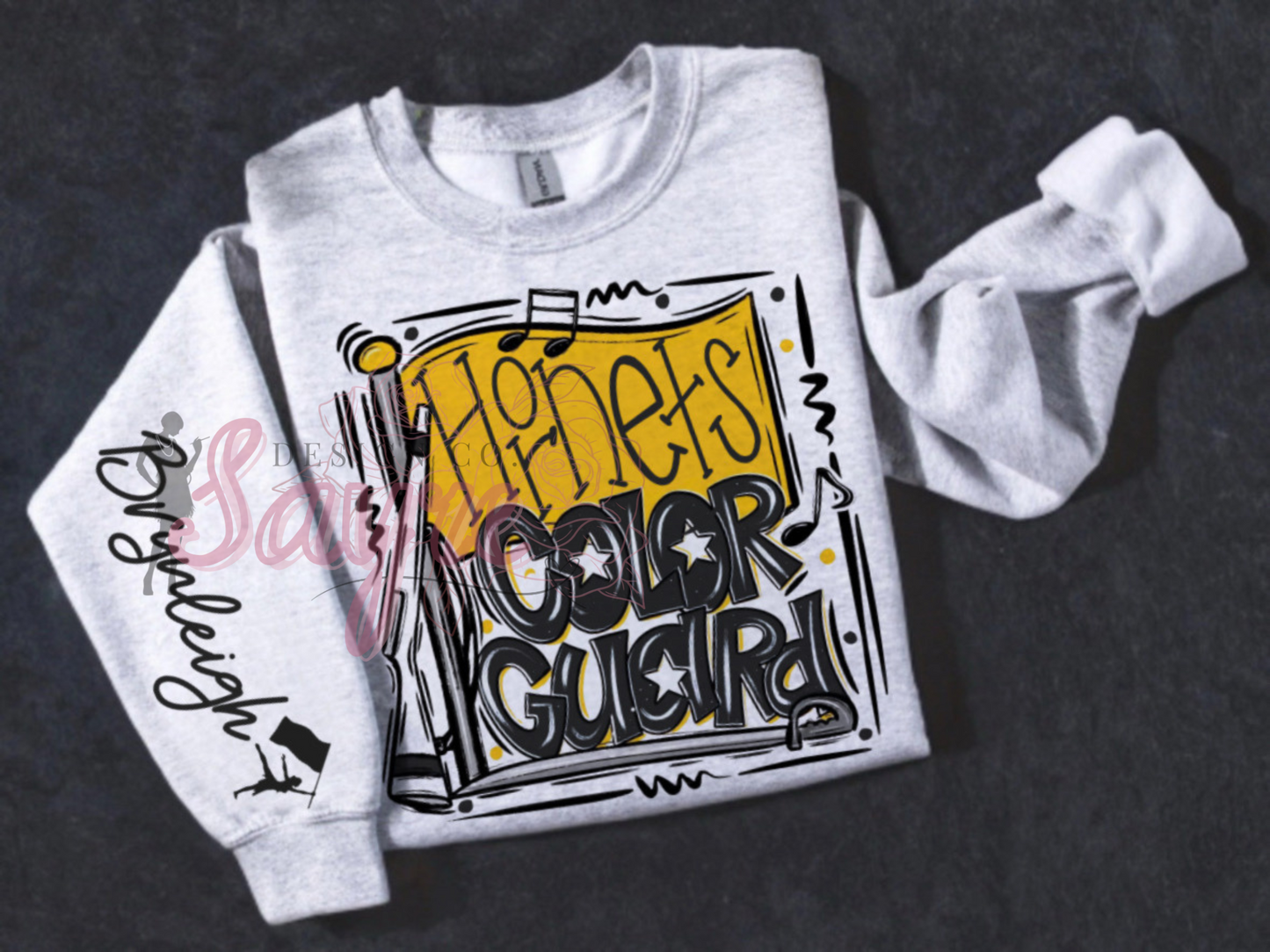 Customizable Team/Name Color Guard Crewneck