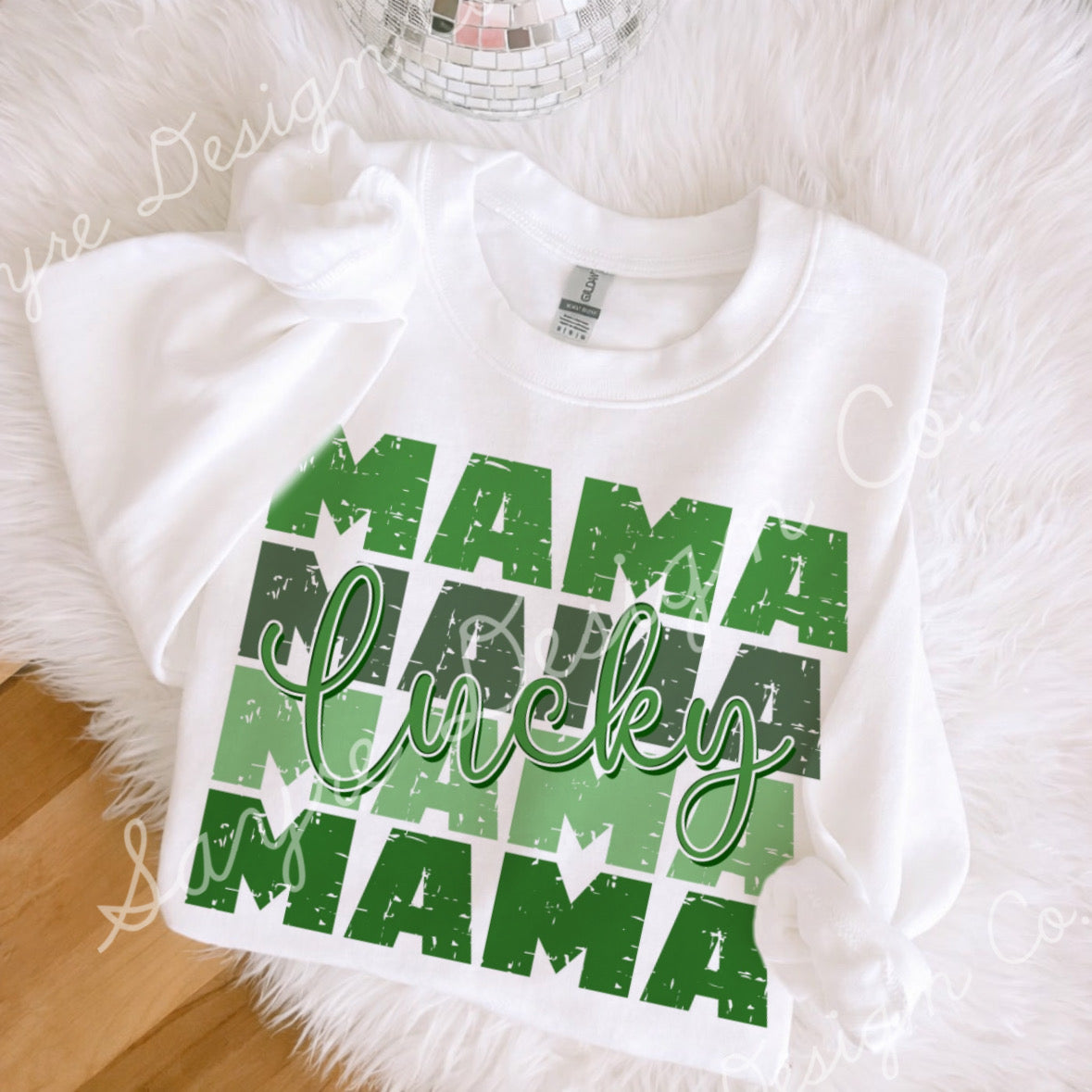St. Patrick’s Day Stacked Mama Shirt/Sweatshirt