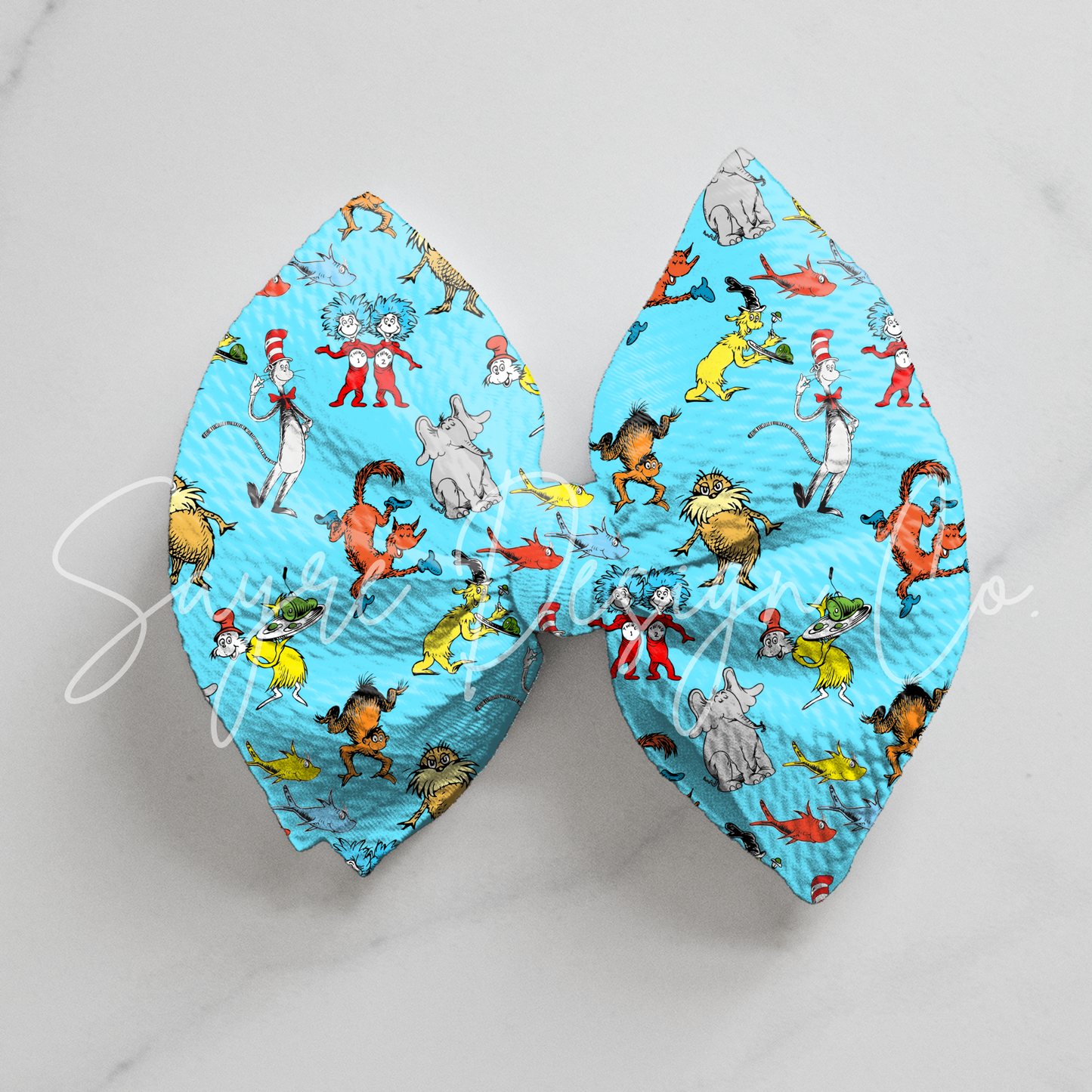 Seuss Characters Bow