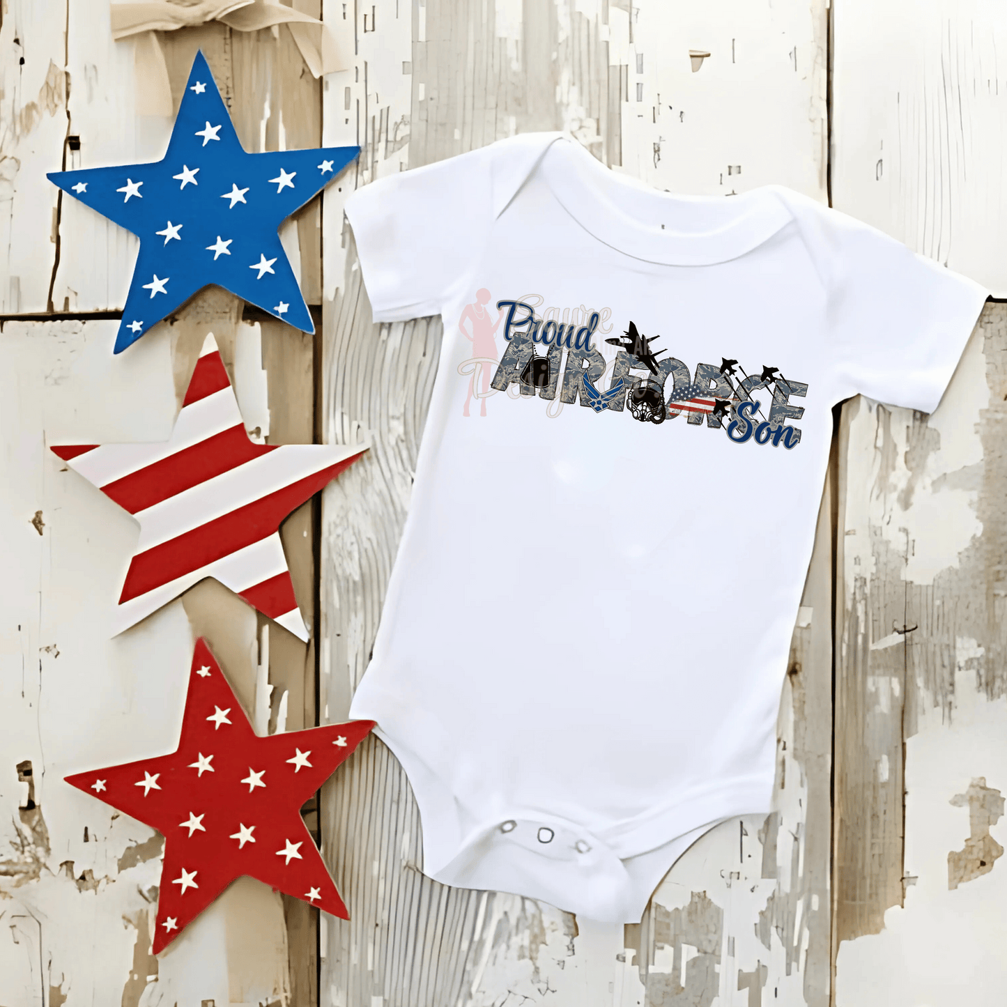 Customizable Proud *Military Branch*.. Baby-3t Sayre Design Co.