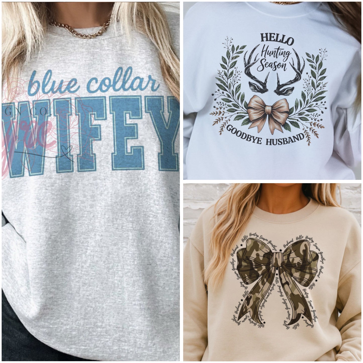 Wife Designs Blue Collar/Hunting