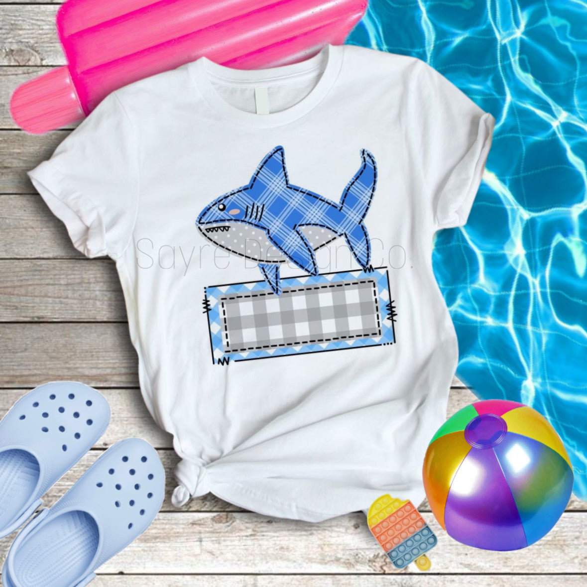 Custom Shark Name Baby-Youth Tee/Onesie