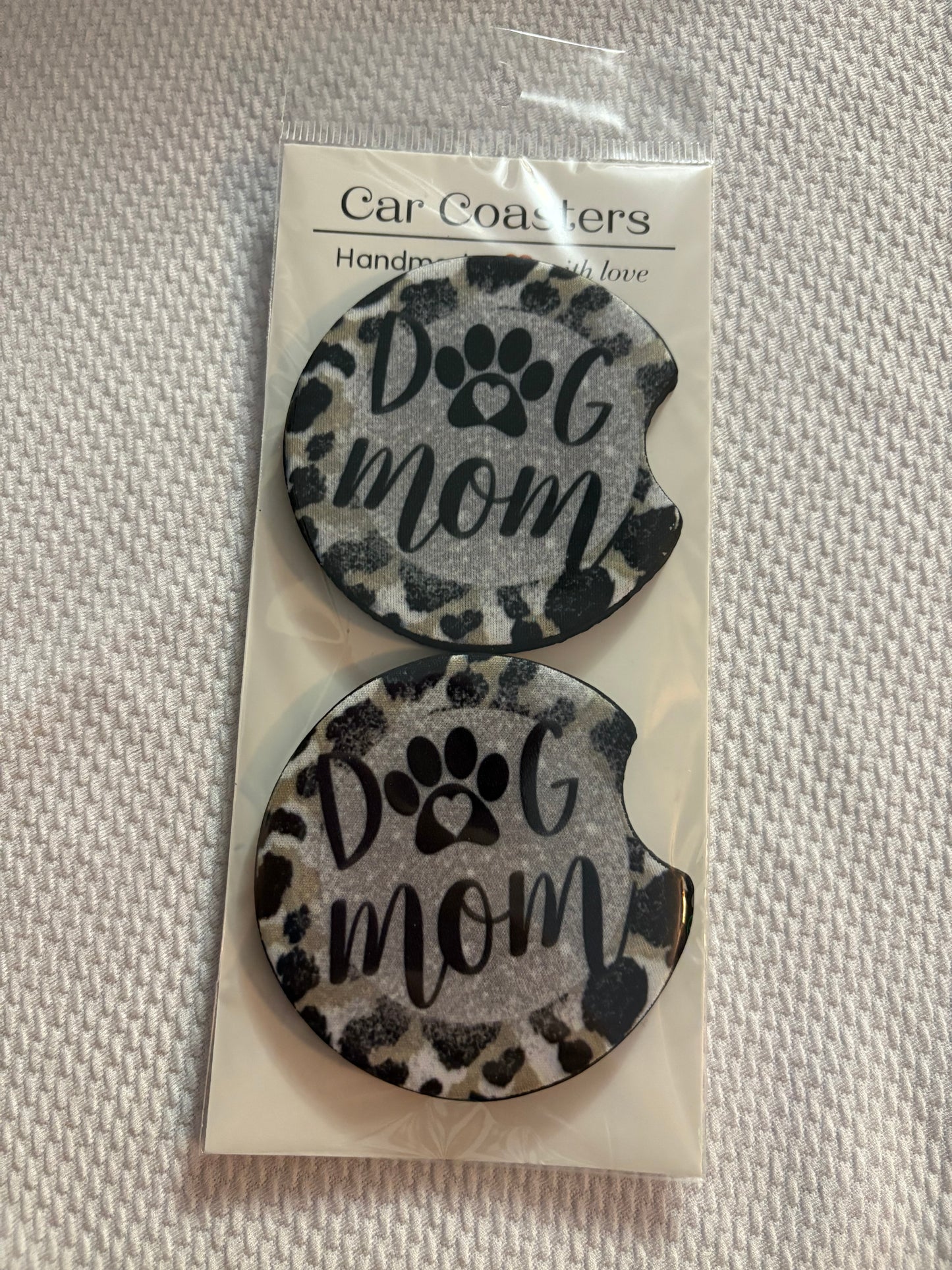 Dog Mom Car Coasters