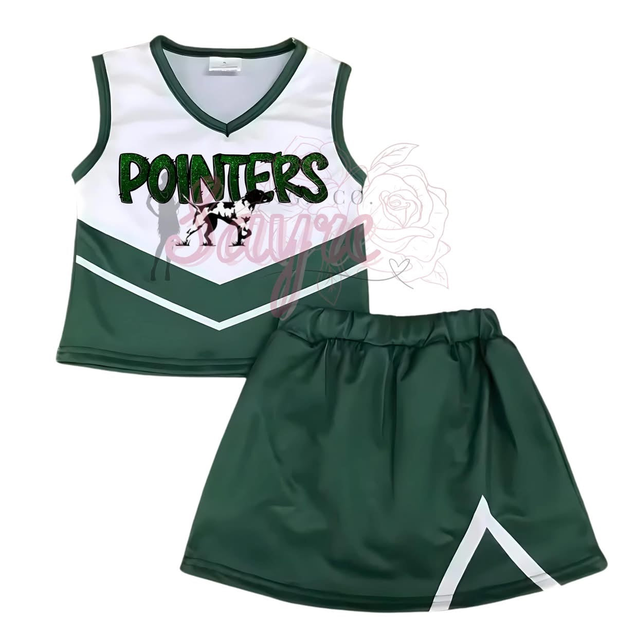 0/3M-6/7 Custom Cheer Uniform Striped *CLOSES 8/29!*