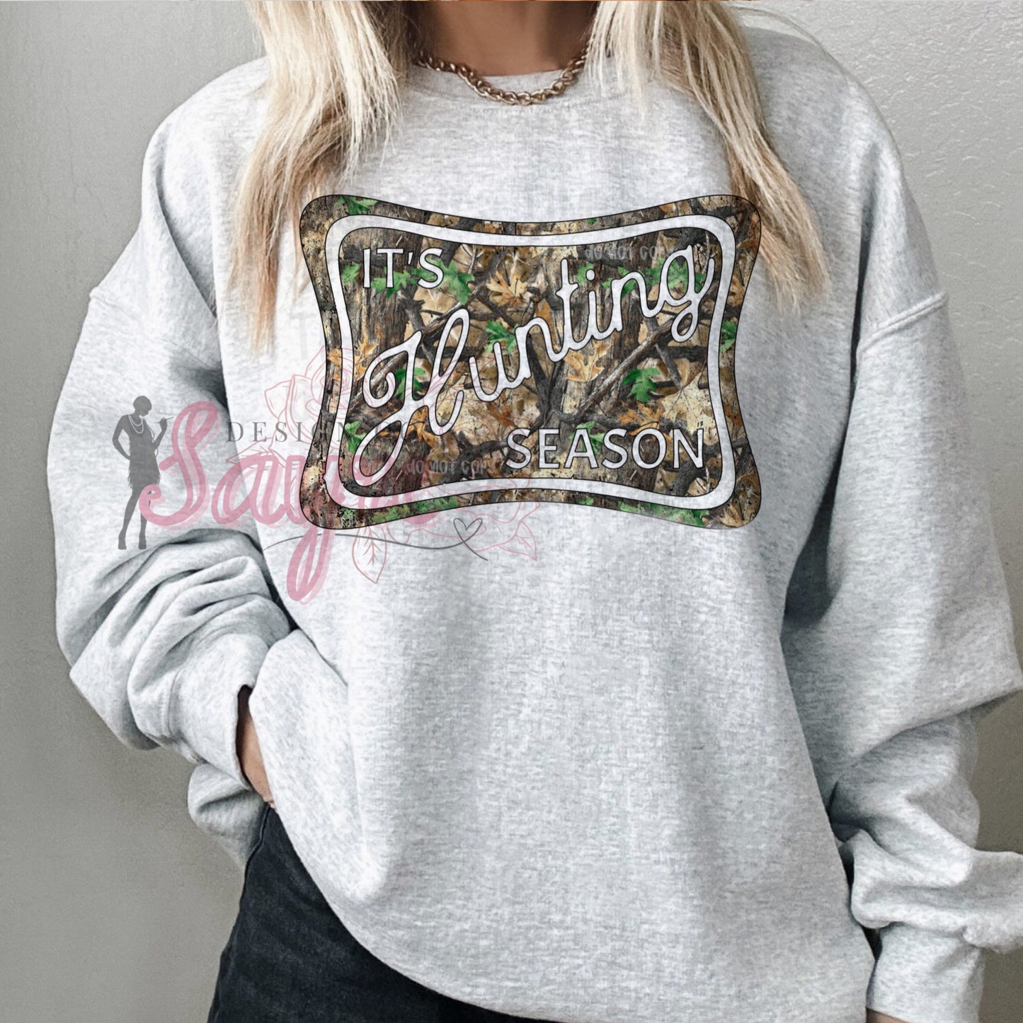 Camo Hunting Season Tag Shirt/Sweatshirt
