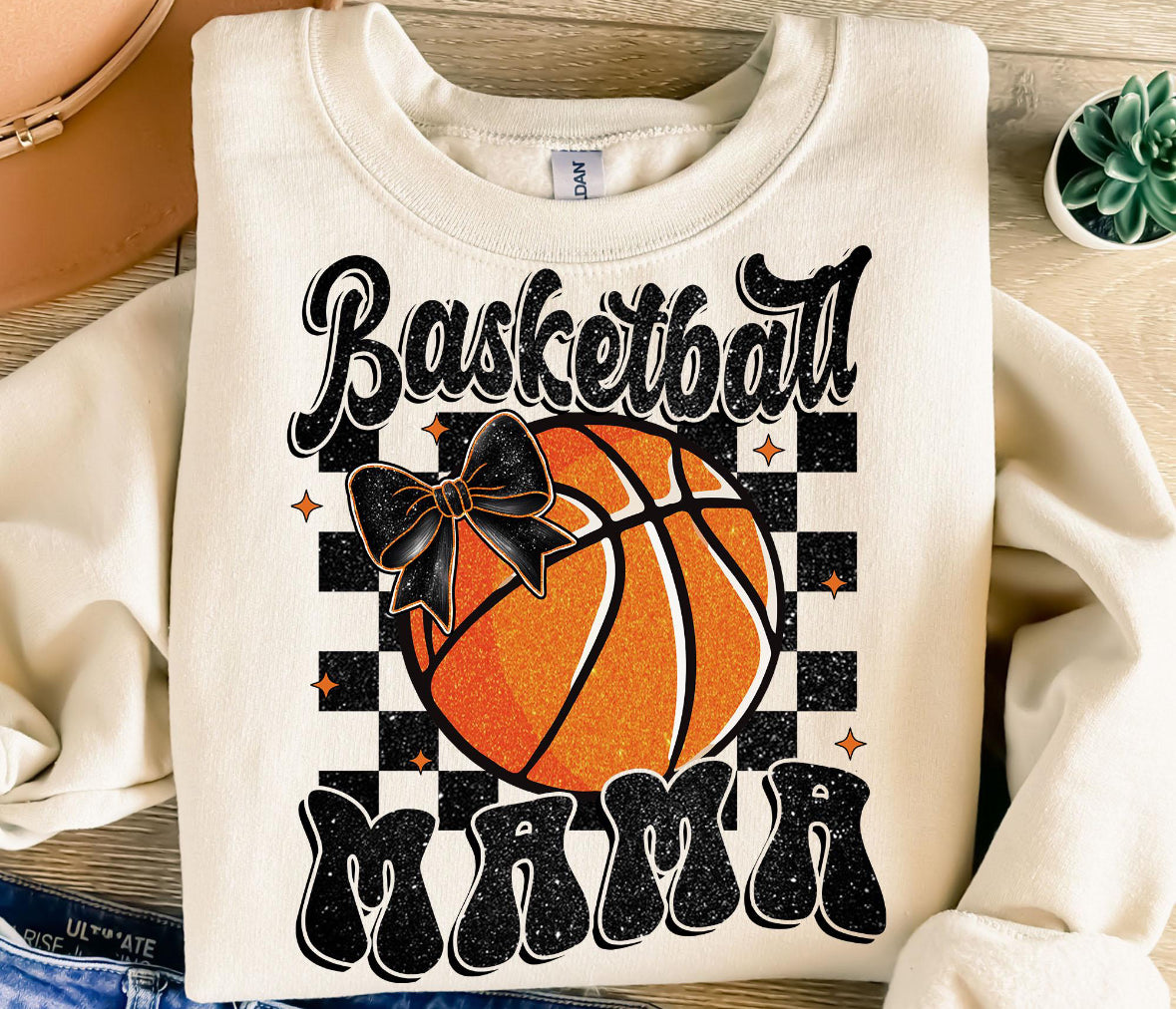Basketball Mama Shirt/Long Sleeve/Crewneck/Hoodie