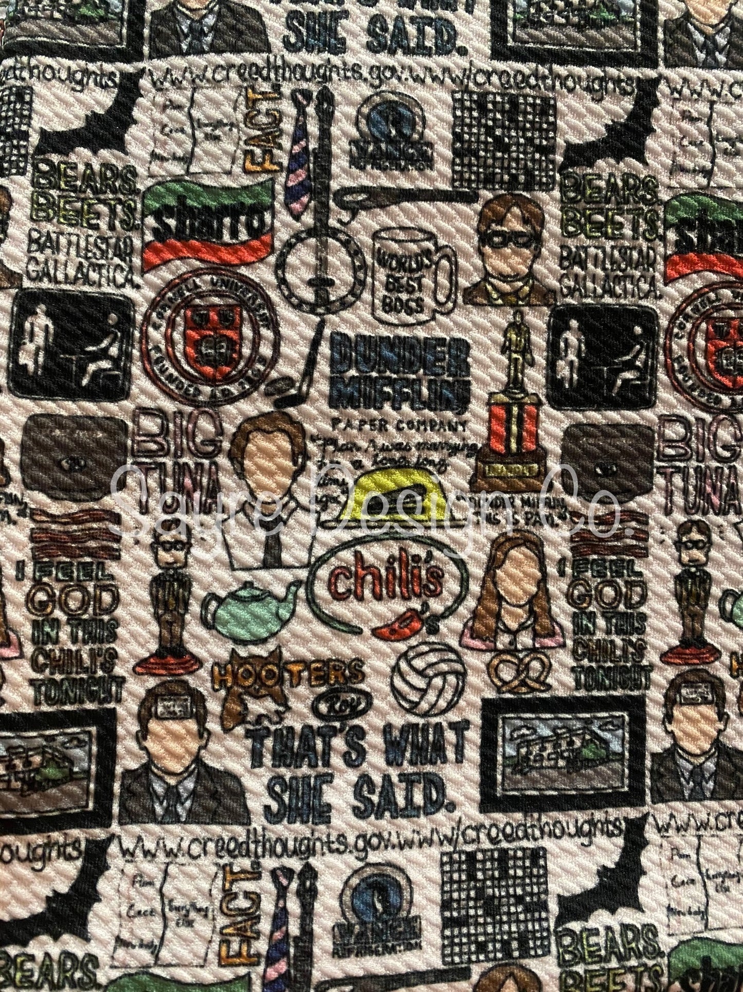 The Office- Bullet Fabric