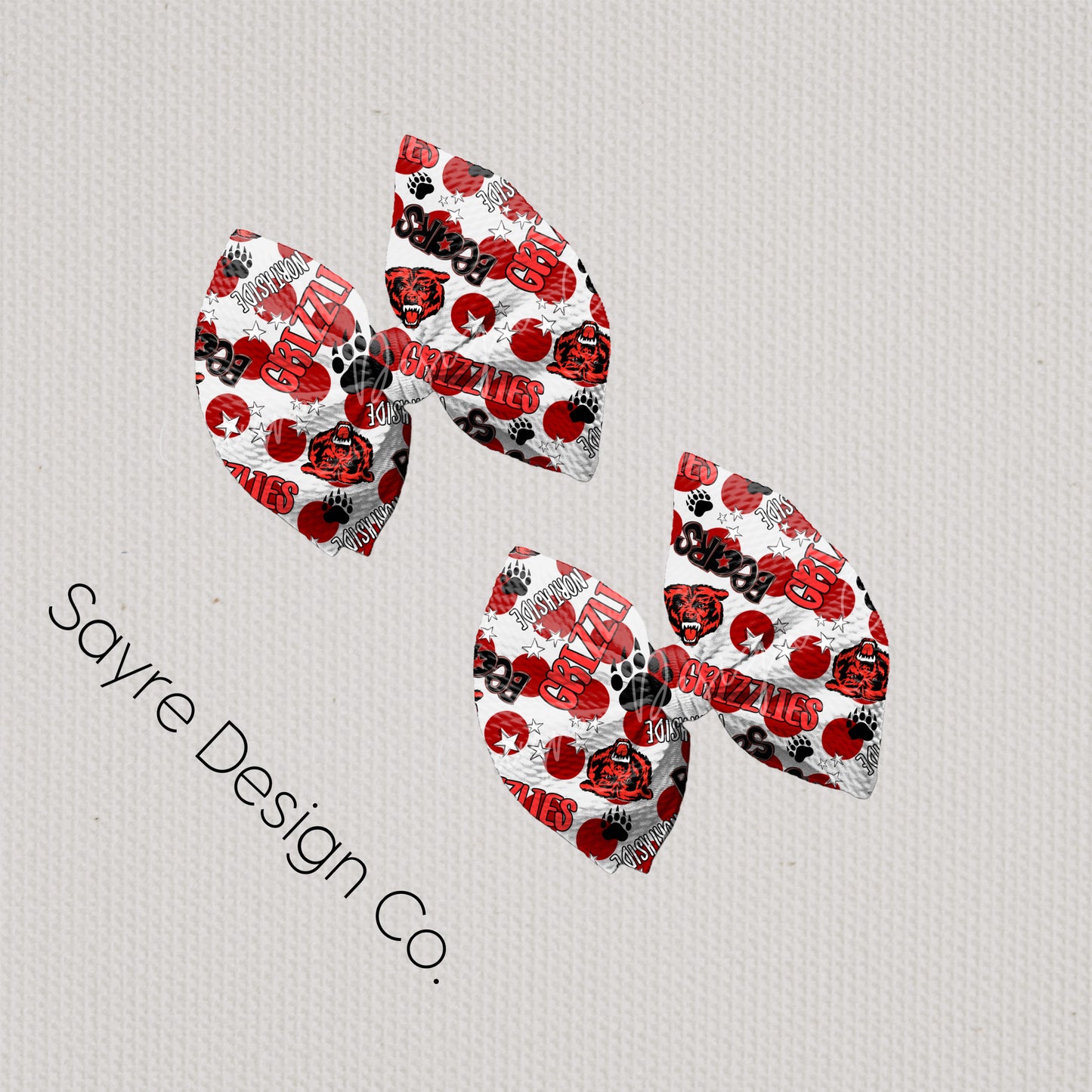 Fort Smith Northside Grizzlies White Bows