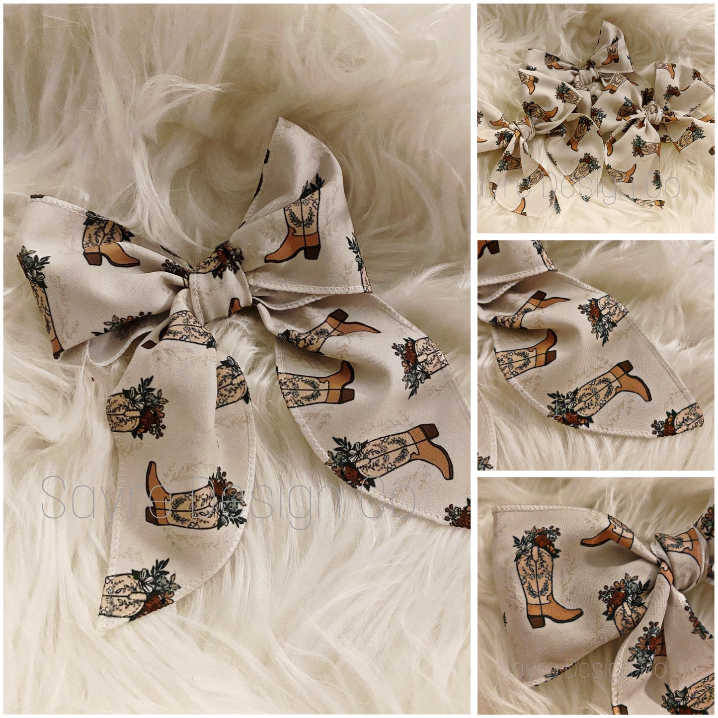 Those Boots bow Sayre Design Co.