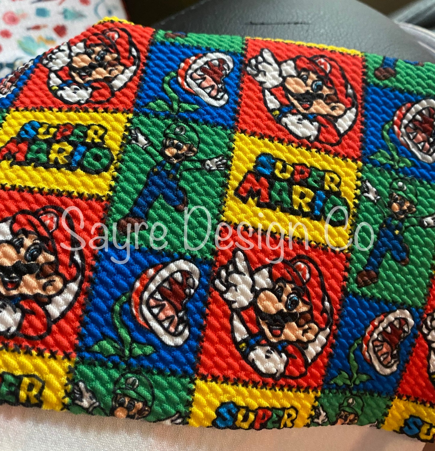 Mario Blocks- Bullet Fabric *limited quantity*