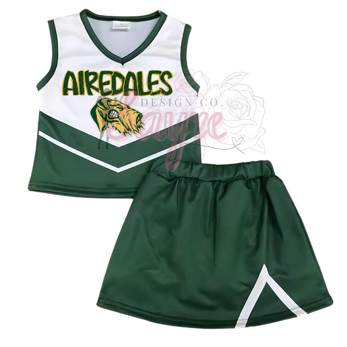 0/3M-6/7 Custom Cheer Uniform Striped *CLOSES 8/29!*