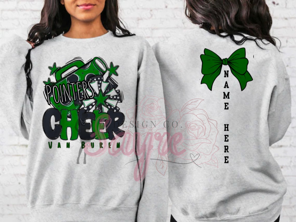 Customizable Team/Name Cheer Crewneck