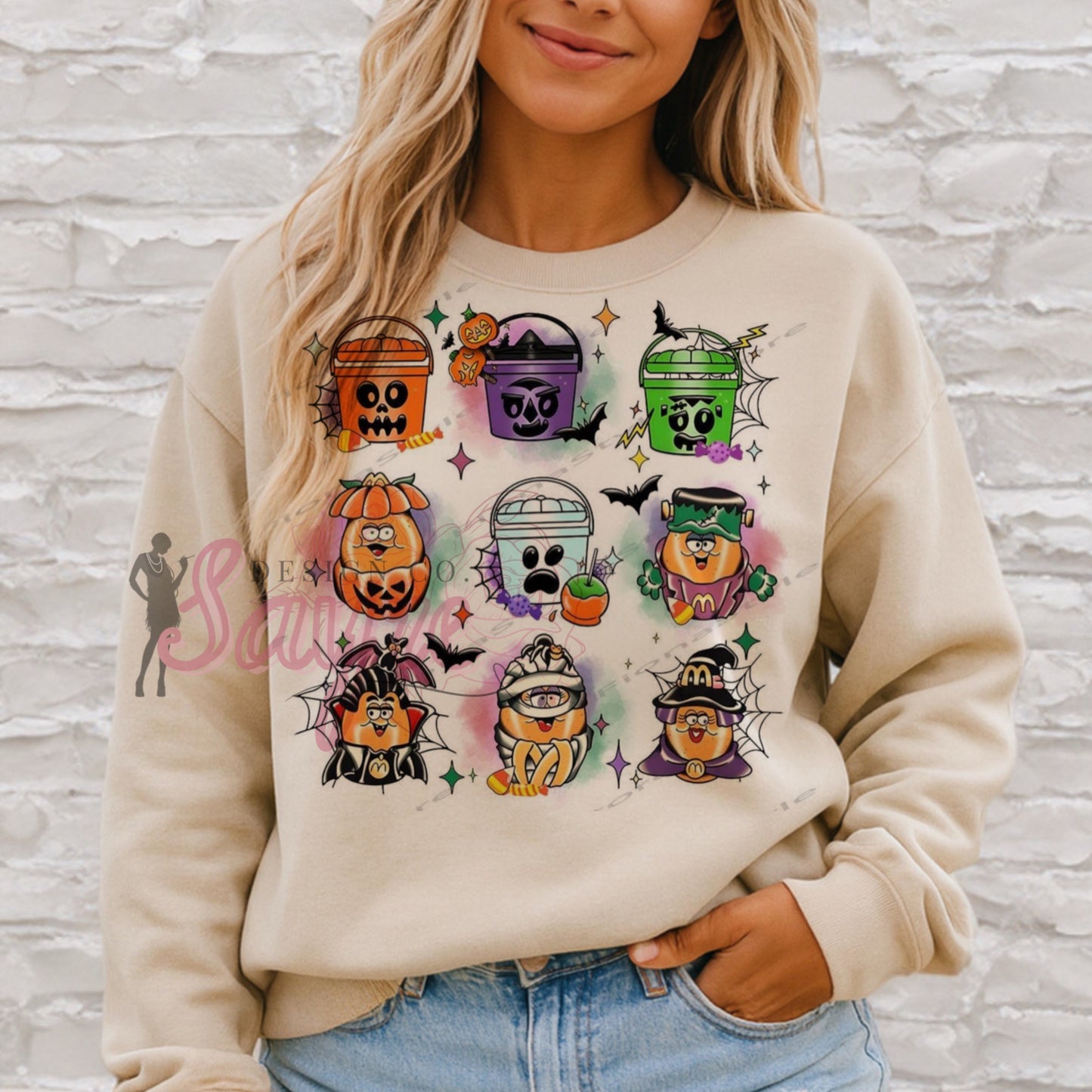 Boo Bucket Collage YOUTH T-shirt