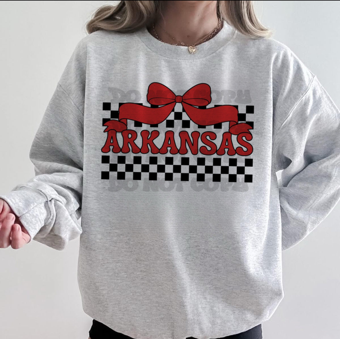 Arkansas Checkered Shirt/Long Sleeve/Crewneck/Hoodie
