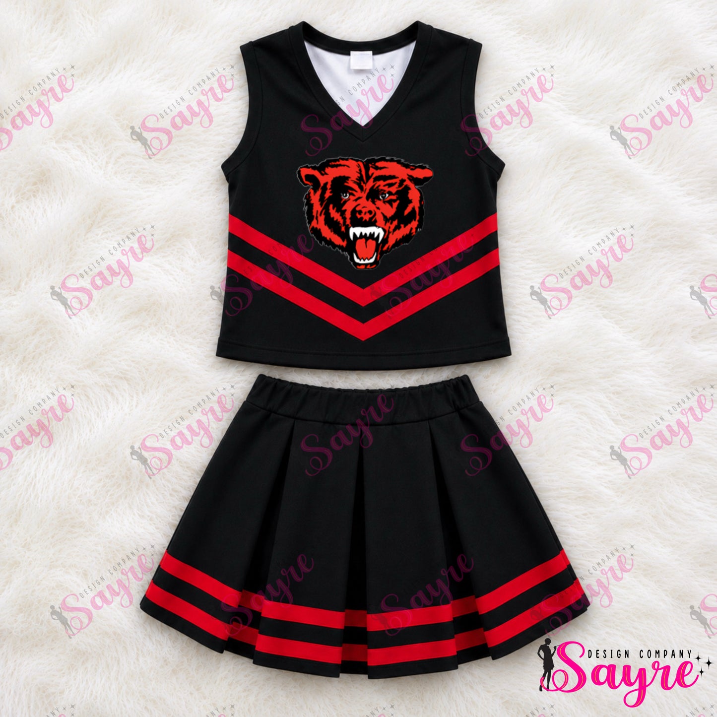 Customizable Striped Cheer Uniforms-Closes 6/28!