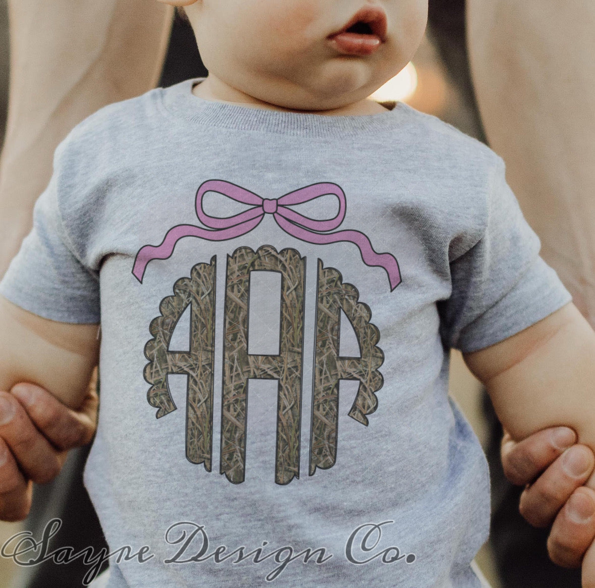 Duck Blind Custom Monogram Tee- 2t-Youth