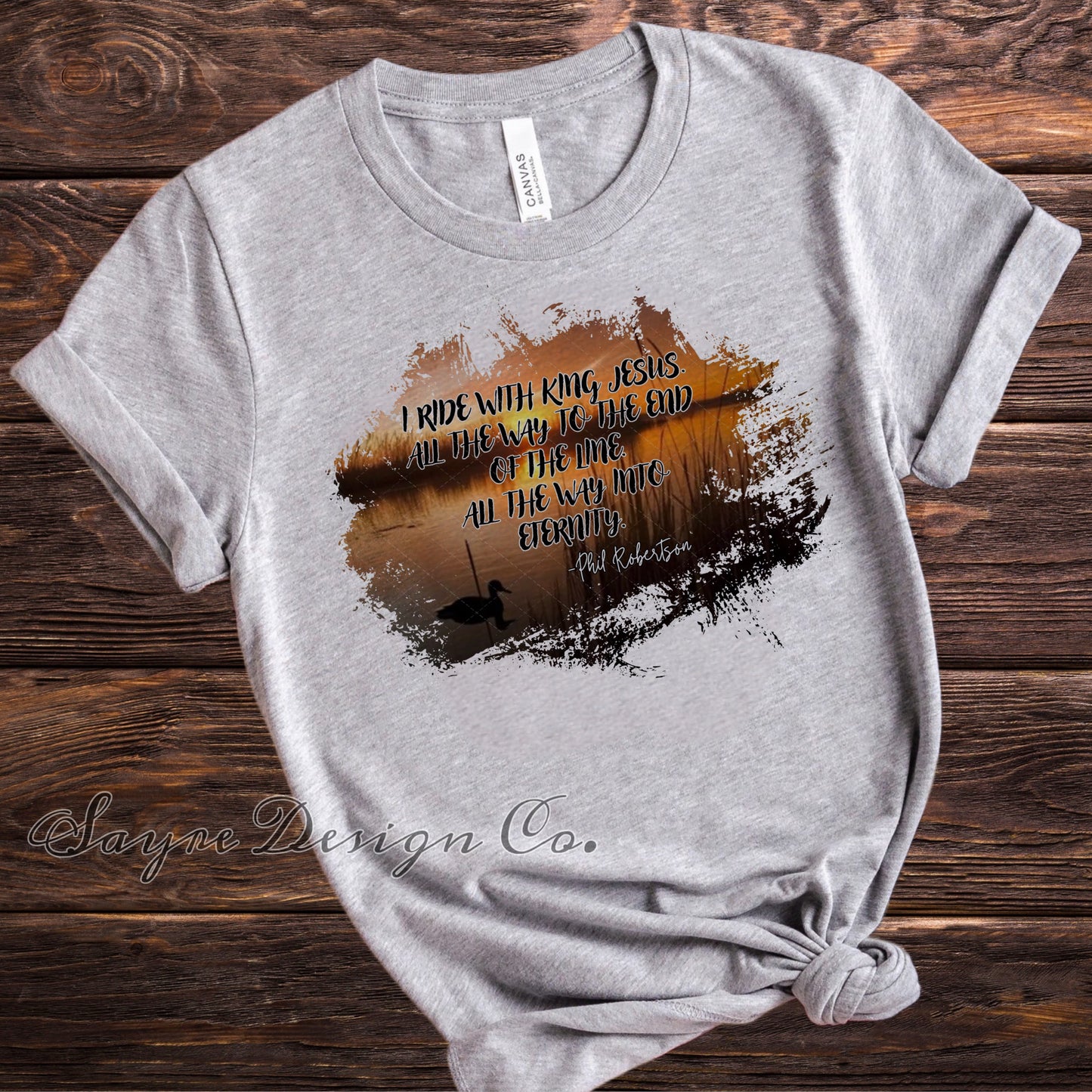I Ride with King Jesus Tee-Adult