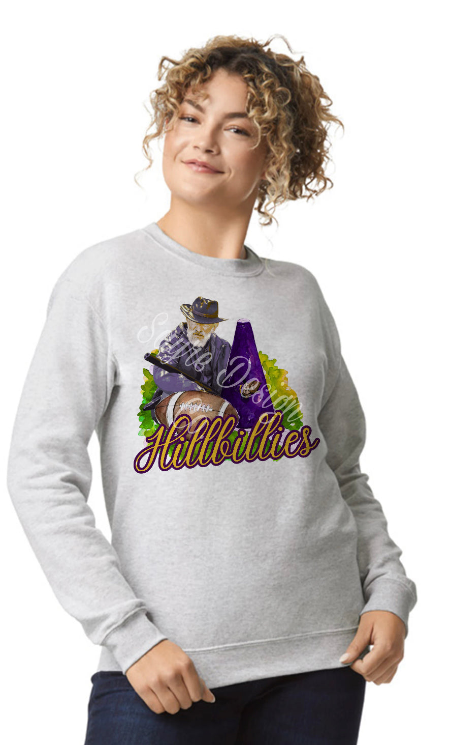 Ozark Hillbillies Painted Football/Cheer Shirt/Sweatshirt- Adult