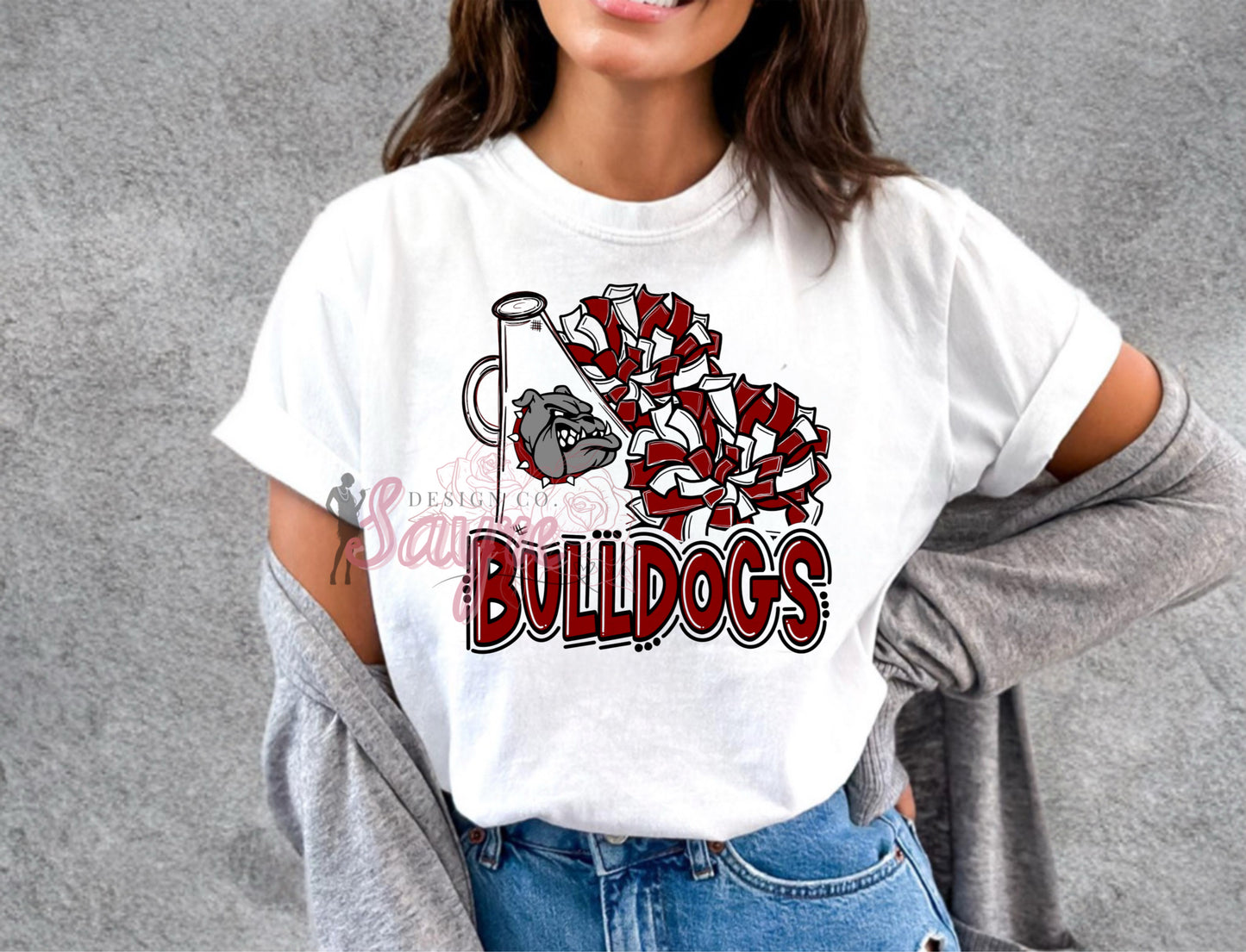 Bulldogs Cheer- Red Shirt/Sweatshirt