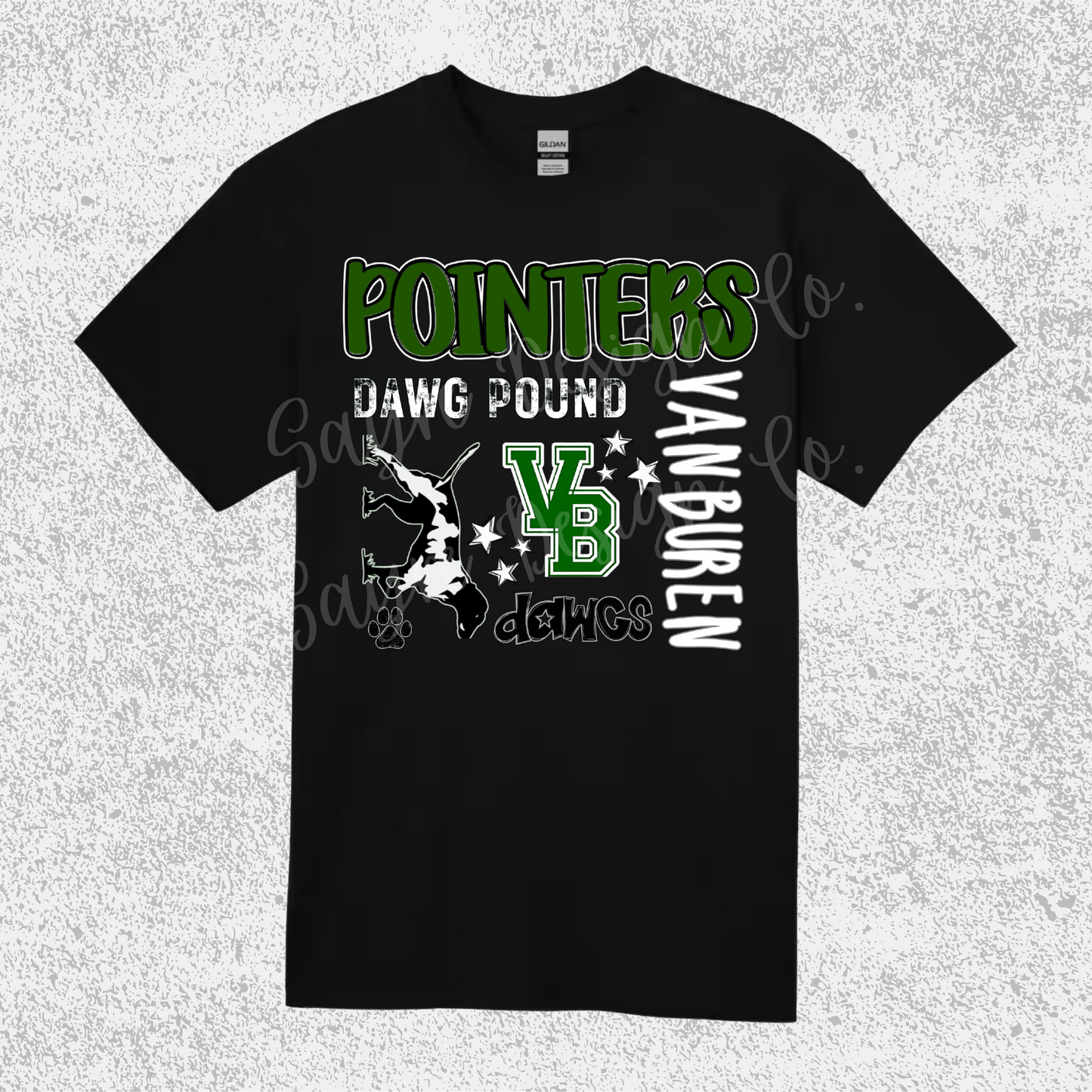 Van Buren Pointers Collage Tee Youth