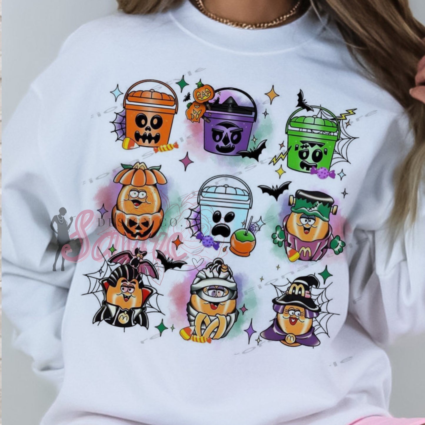 Boo Bucket Collage YOUTH T-shirt
