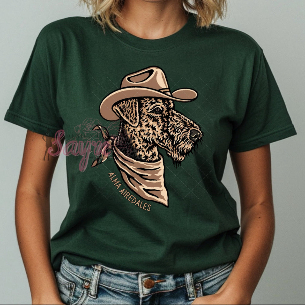 Western Airedales Shirt/Long Sleeve/Crewneck/Hoodie