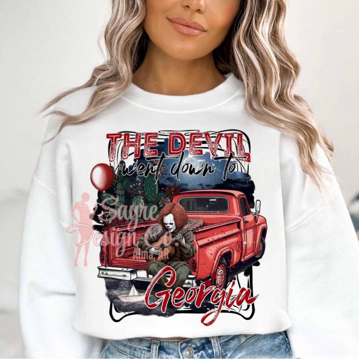 Clown Devil Went Down to Georgia-Adult Sayre Design Co.