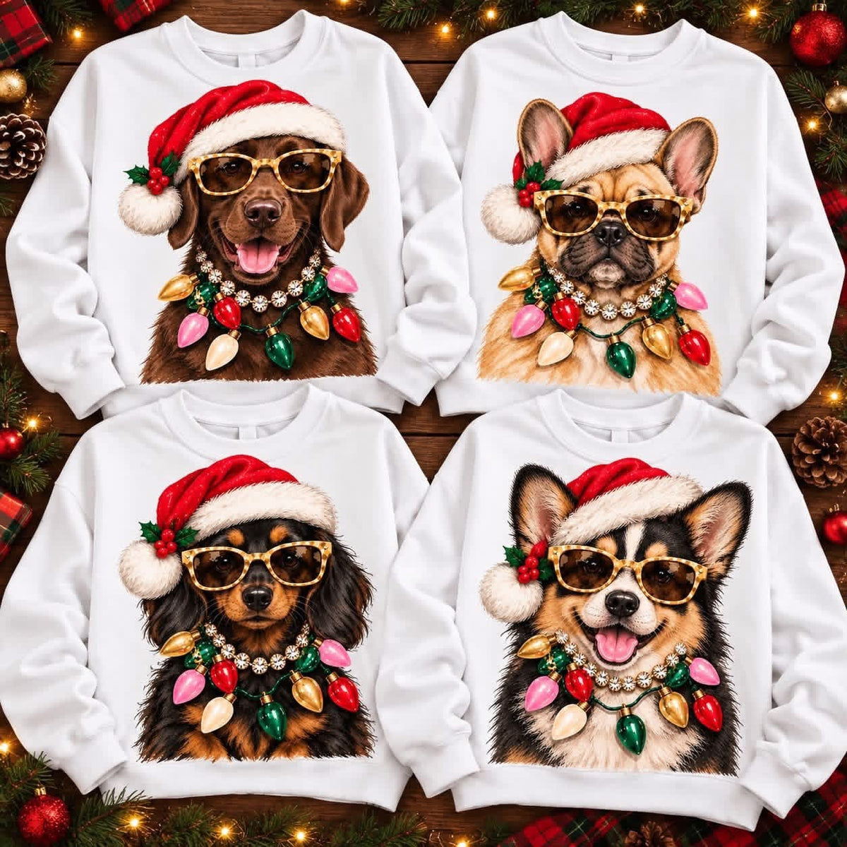 Customizable Christmas Dog Breed Crewneck- Closes 10/18!