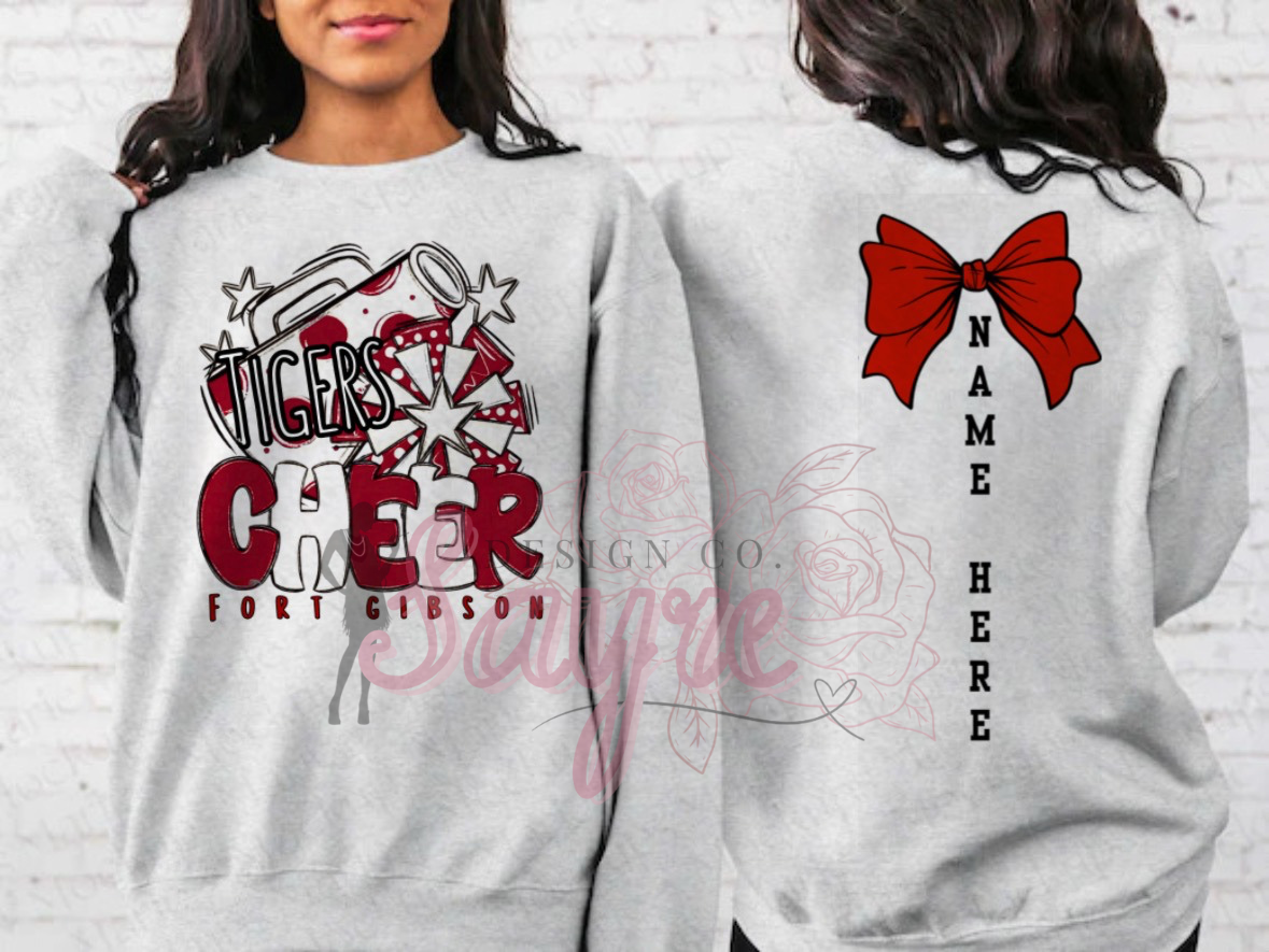 Customizable Team/Name Cheer Crewneck