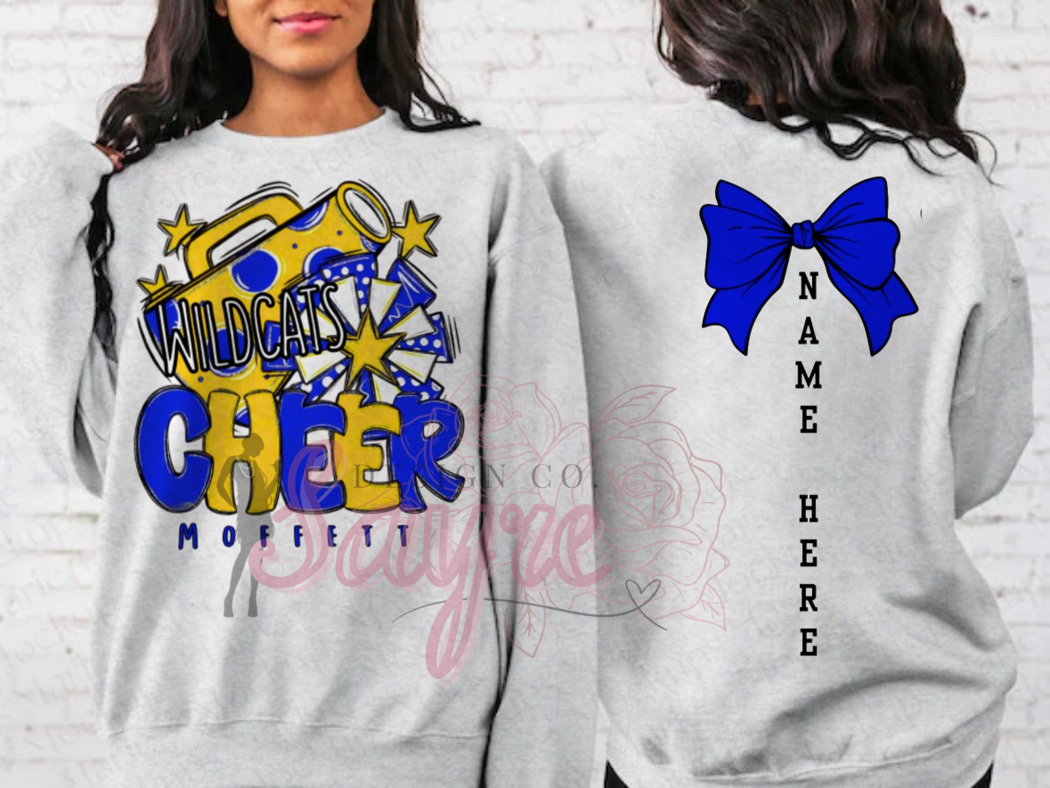 Customizable Team/Name Cheer Crewneck