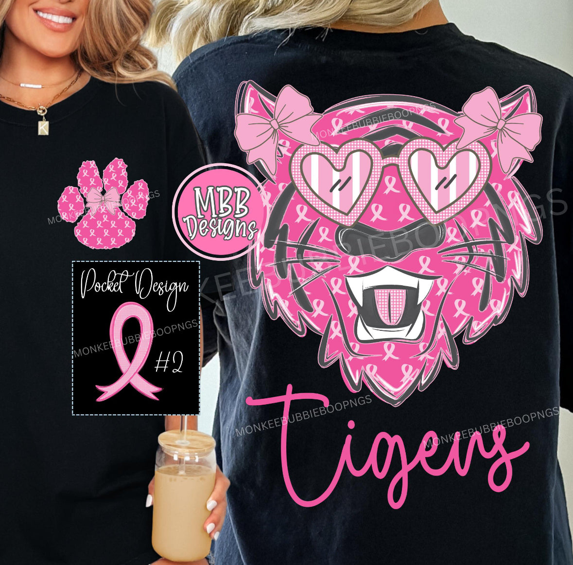 BCA Print Mascot Customizable Pink Out Tee/Sweatshirt/Hoodie