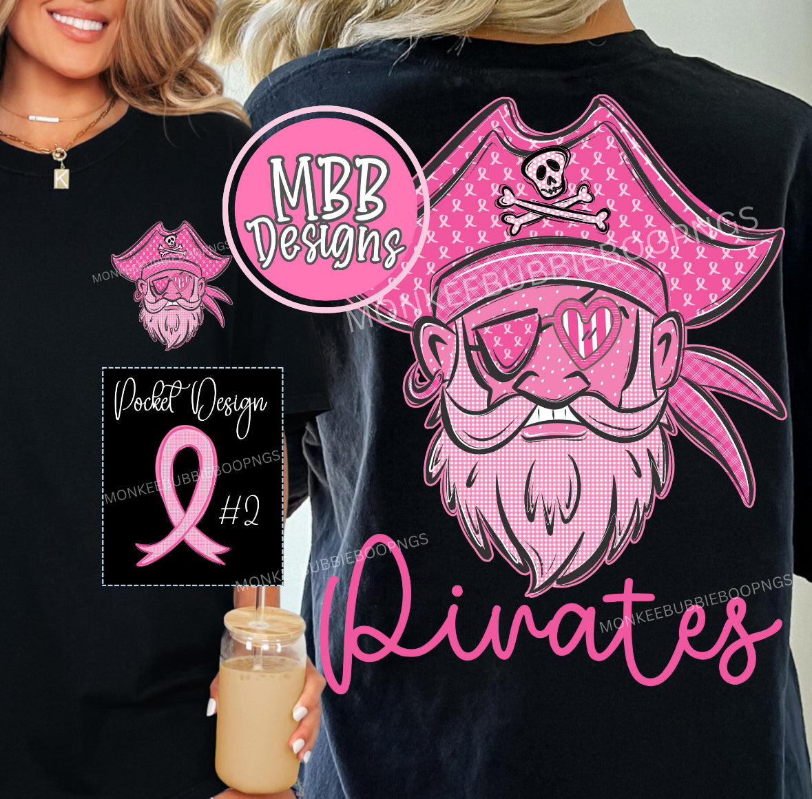 BCA Print Mascot Customizable Pink Out Tee/Sweatshirt/Hoodie