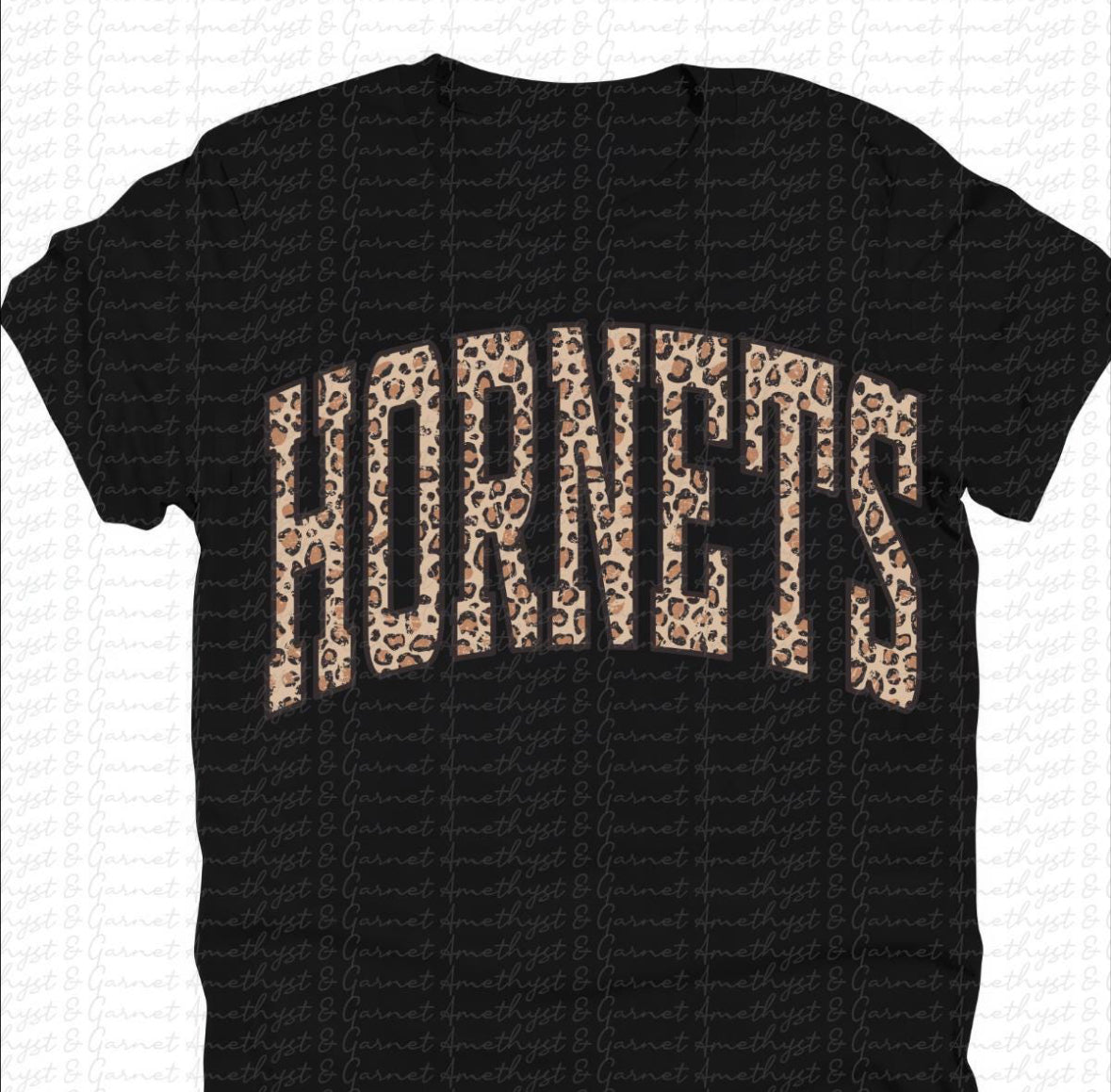 Hornets Leopard Varsity Shirt/Long Sleeve/Crewneck/Hoodie