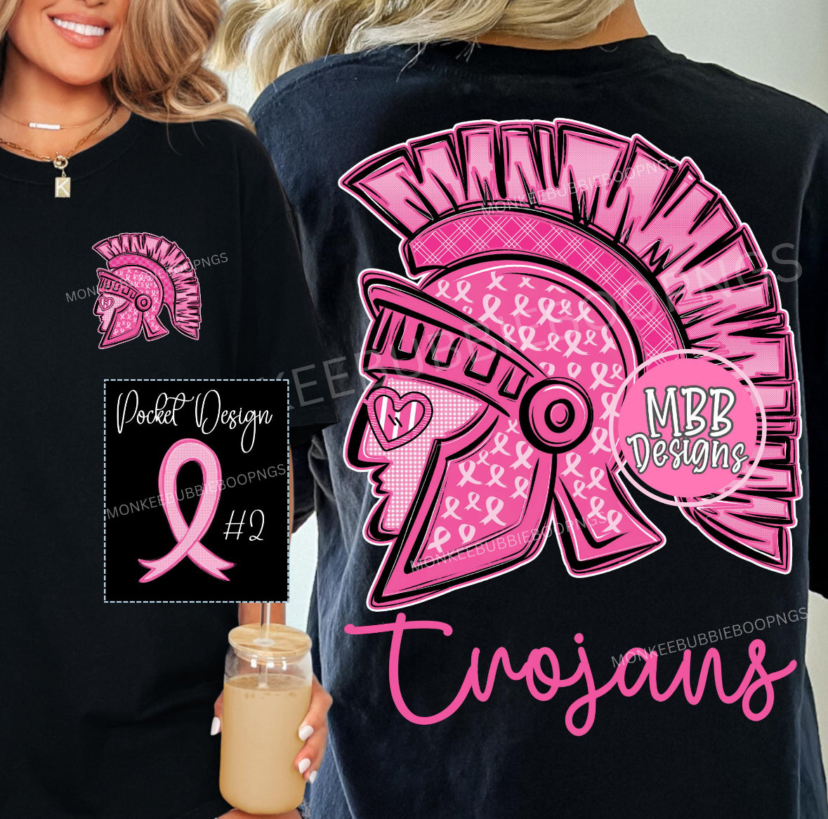 BCA Print Mascot Customizable Pink Out Tee/Sweatshirt/Hoodie