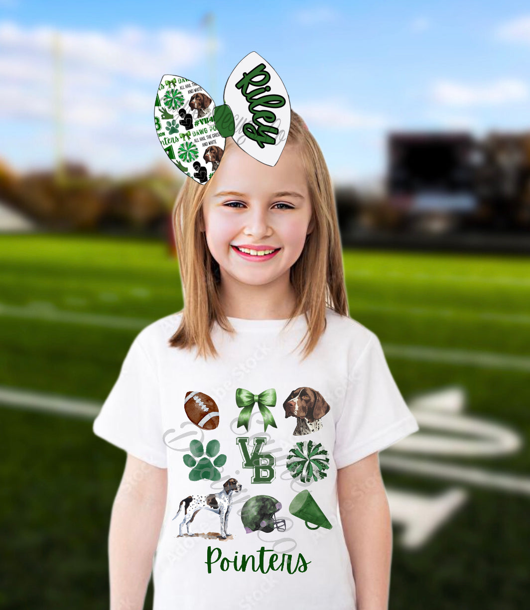 Pointers Coquette Shirt & Bow Set Sayre Design Co.
