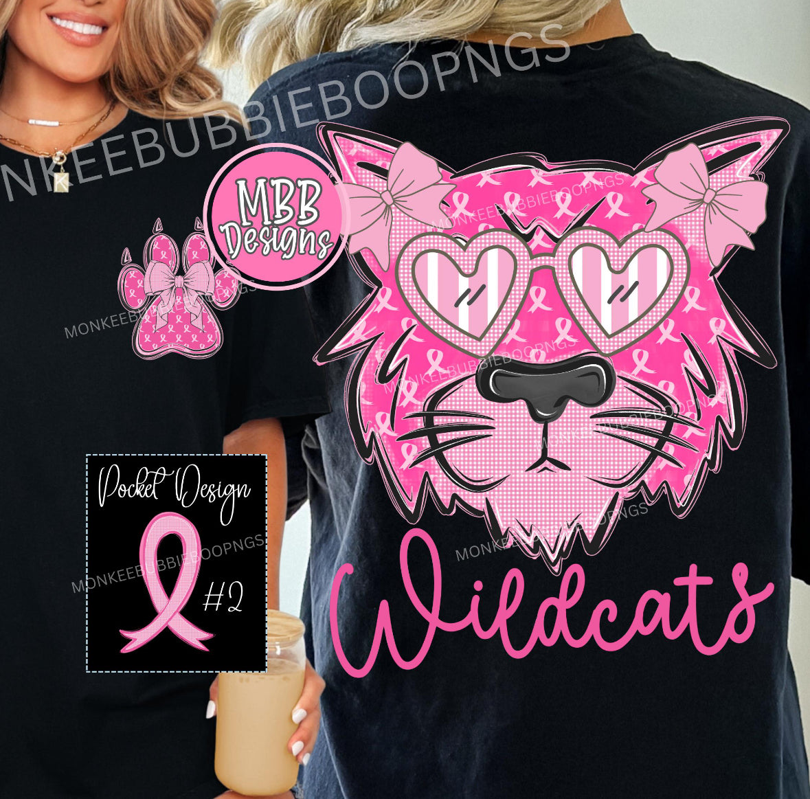 BCA Print Mascot Customizable Pink Out Tee/Sweatshirt/Hoodie