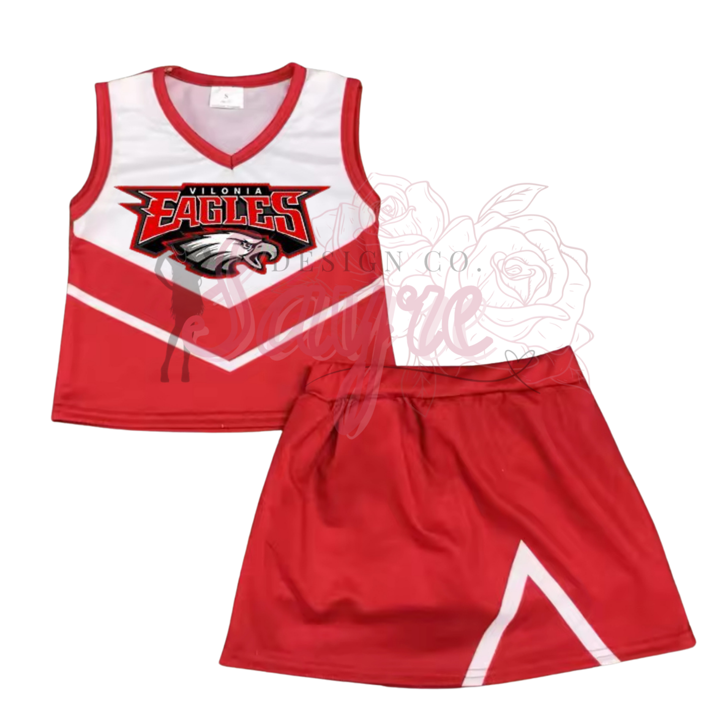 0/3M-6/7 Custom Cheer Uniform Striped *CLOSES 8/29!*