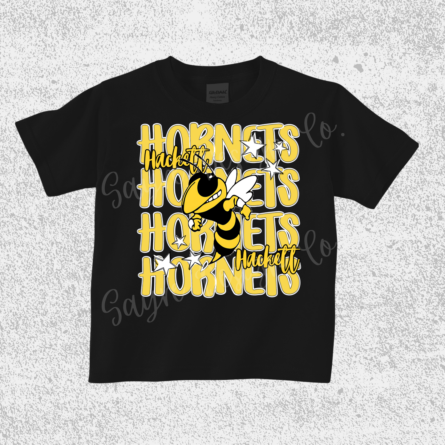 Hackett Hornets Stacked Tee Youth