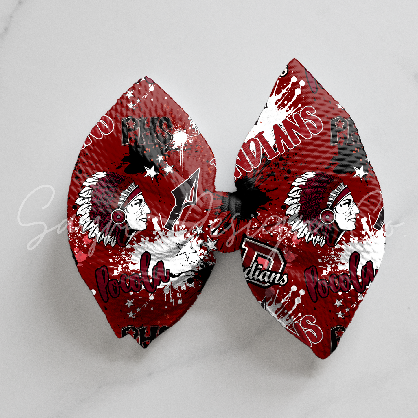Pocola Indians Splatter Bows