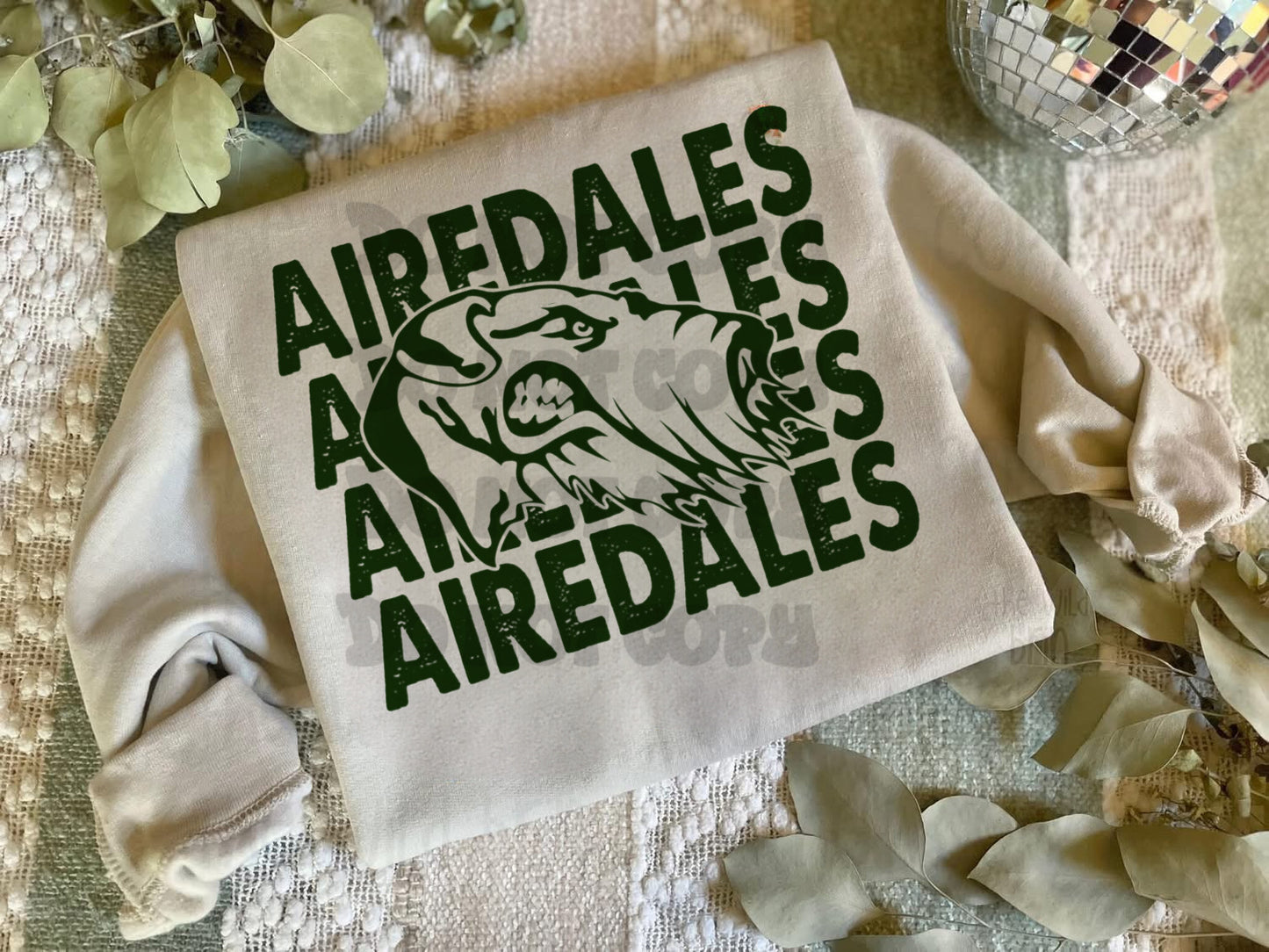 Alma Airedales Distressed Shirt/Long Sleeve/Crewneck/Hoodie