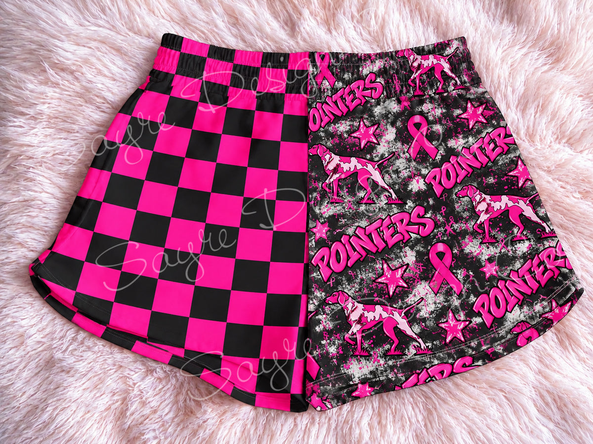 Custom Pink Out Team Shorts YOUTH GIRLS-CLOSES 9/9!